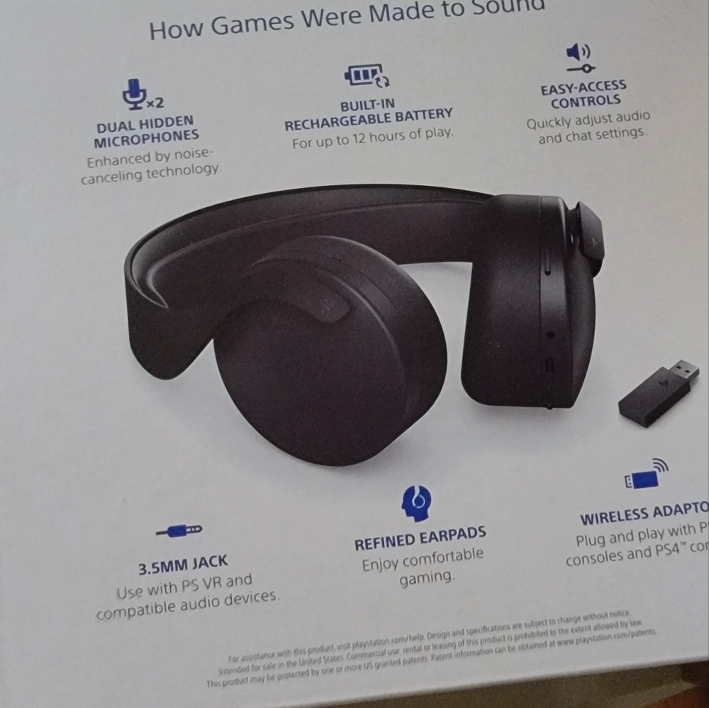 PlayStation PULSE 3D Audífonos inalámbricos, negro